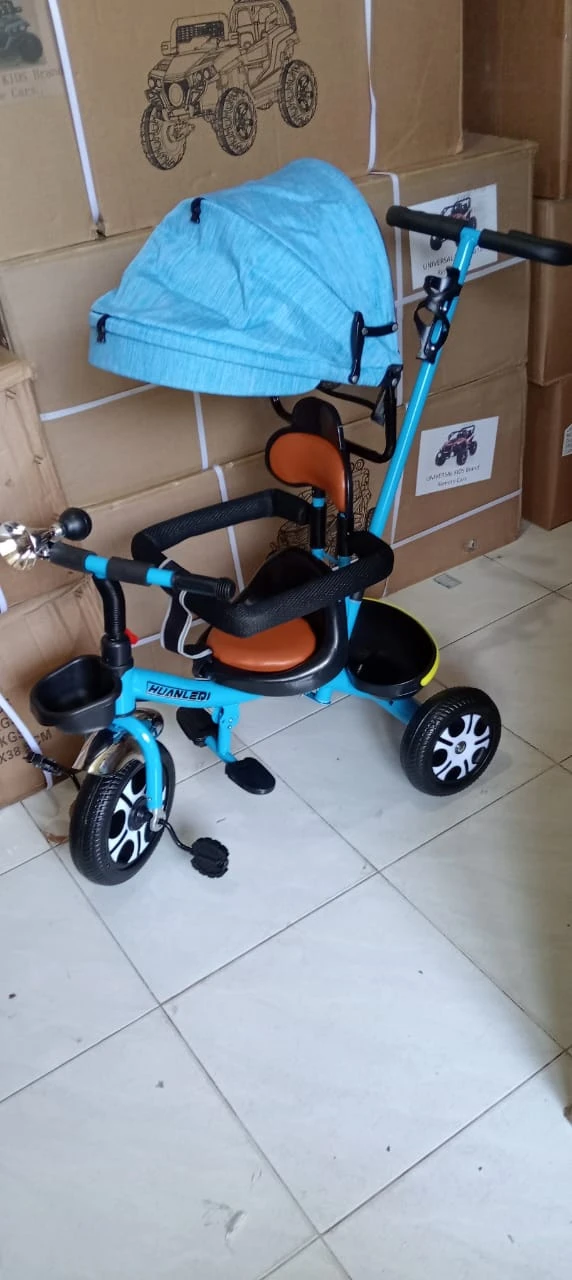 Kids Parent Handle Hood tricycle Push Handle- 232