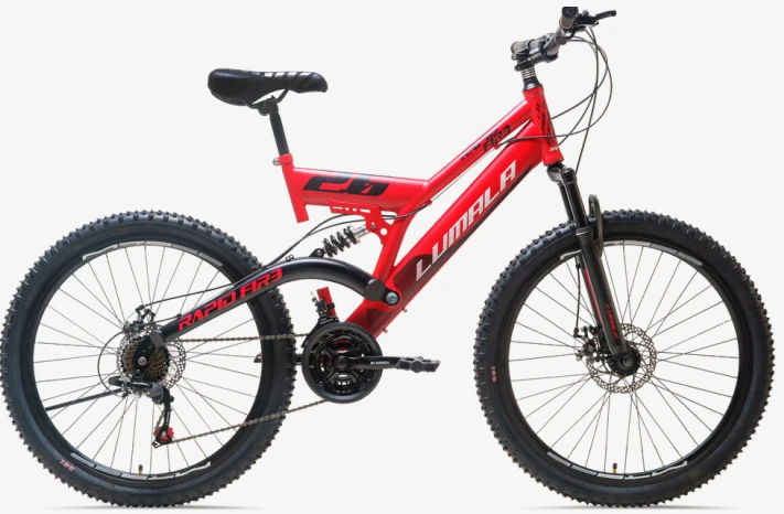 Lumala Bicycle Double Shock 26" inch bicycle - Rapid Fire
