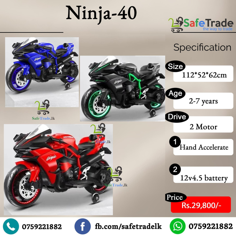 Ninja 40 Hand Accelerator Bike