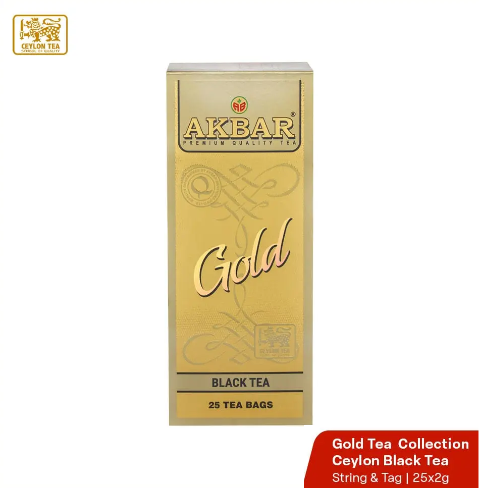 Akbar Gold Black Tea – 25 Tea Bags