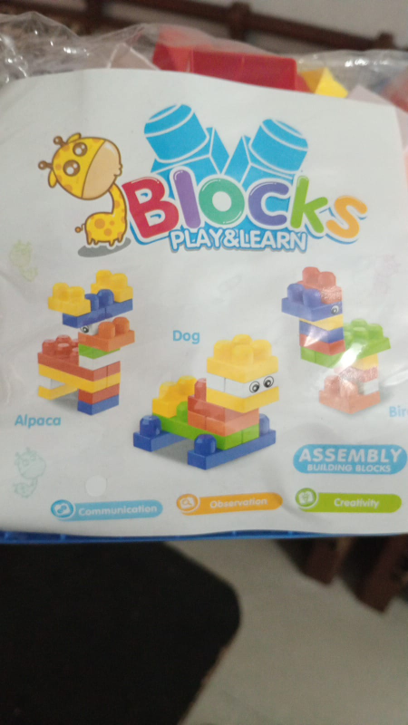 building block learn animal
