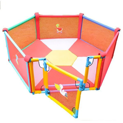 6 Panel Playpen with Gate Poco Casa