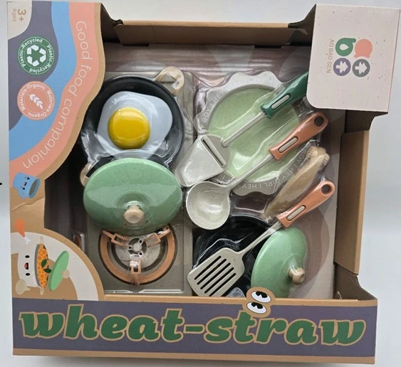 kitchen wheat straw toys
