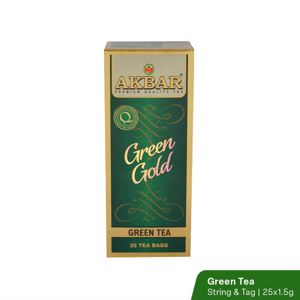 Akbar Green Tea – String & Tag