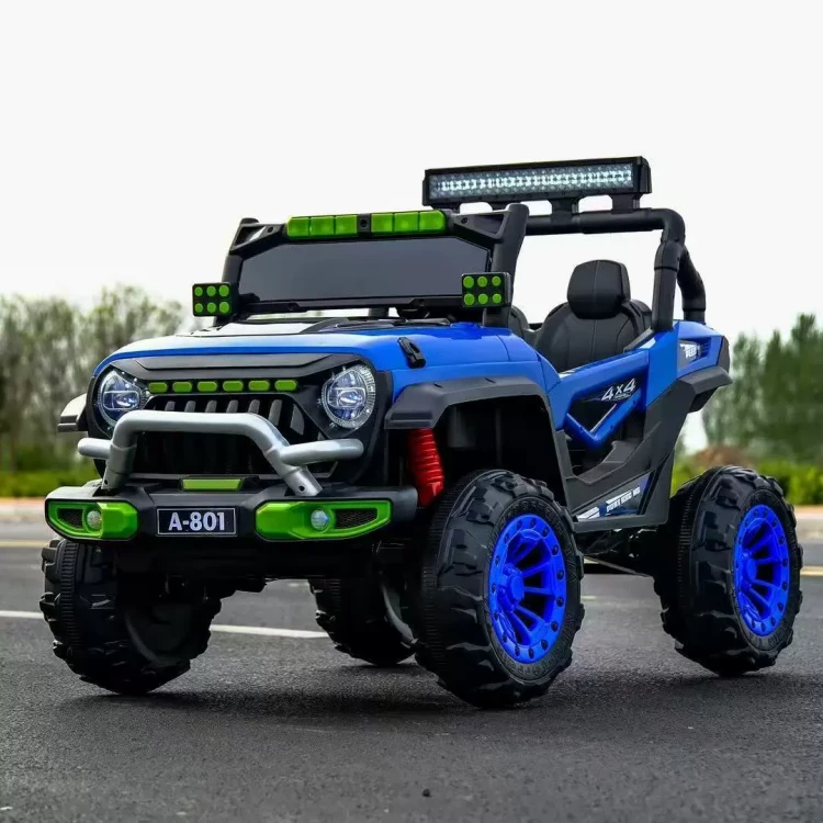 Ride on kids Electric Rechargable Jeep A801 Big 2 Seater