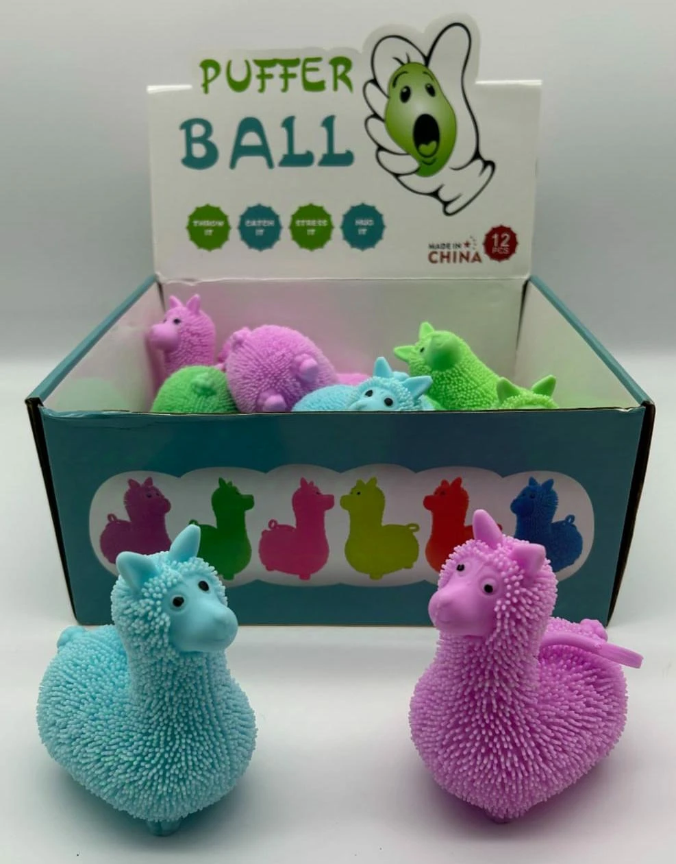 Animal toys - puff balls -Toy Sheep squeezable
