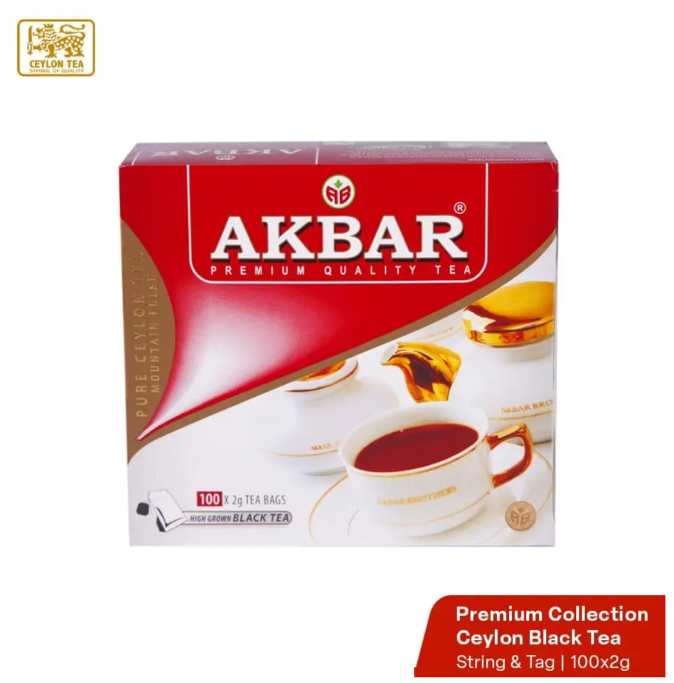 Akbar Premium Tea – 100 Tea Bags