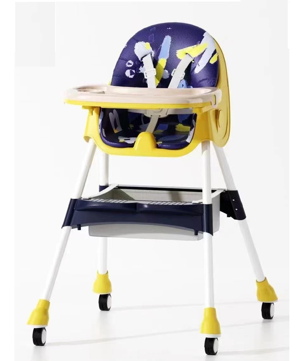 kids Feeding Chair Multi Flower Color /Kids High Chair / Foldable Baby High Chair 29B