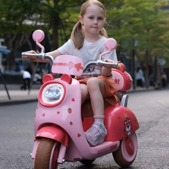 Electric ride-on toy Scooty motorcycle for children-(1815)