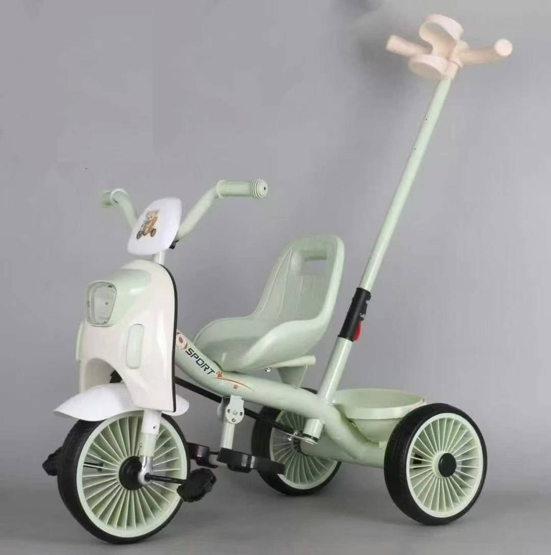 New Design Parent handle high quality music and light tricycle -m7-2