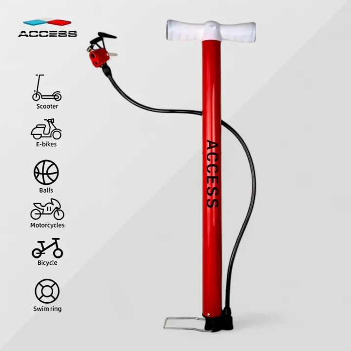 Bicycle Air Pump, Portable AIR Pump with Dual Nozzle