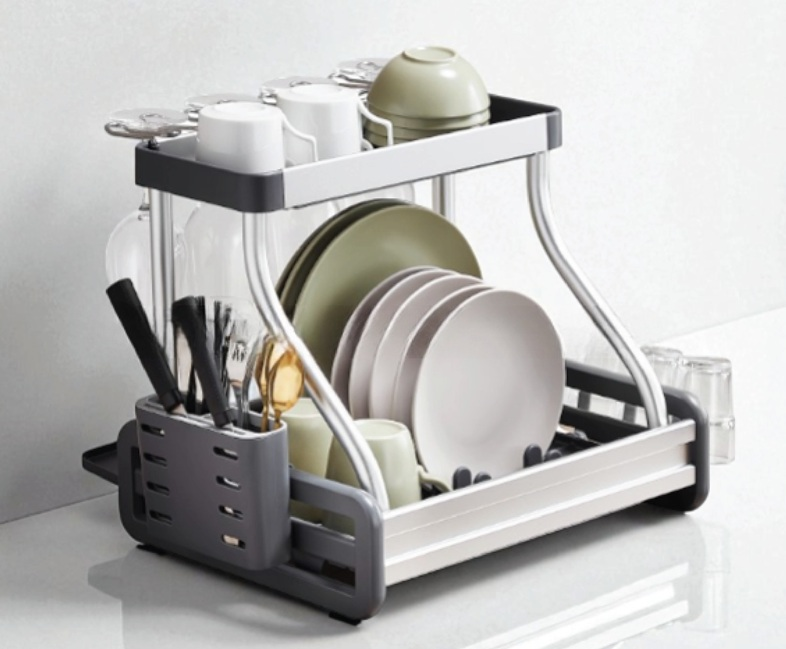 High Grade Aluminium Dish Rack 50*44*38 CM