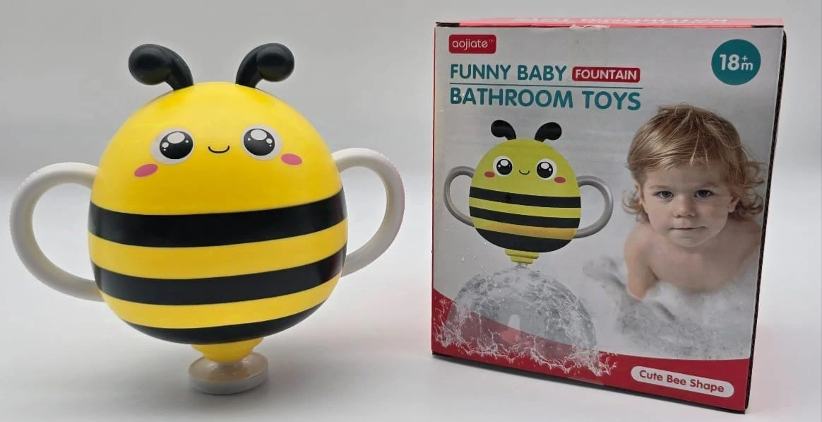 Bee shape fountain bathroom toys