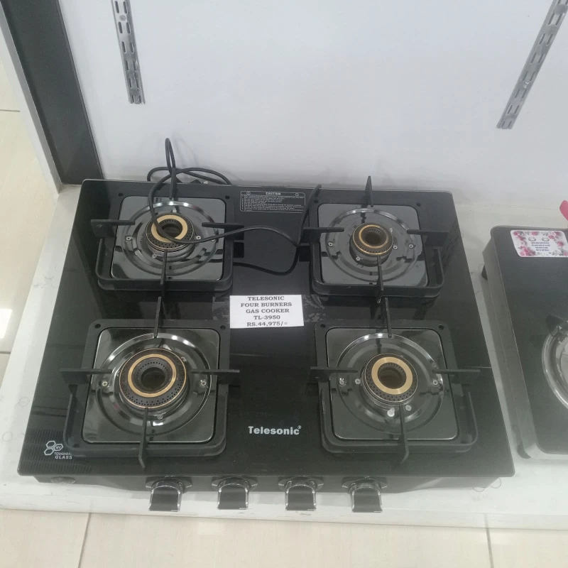 Telesonic 4 Burner Electric Gas Cooker  TL-3950 G/COOKER