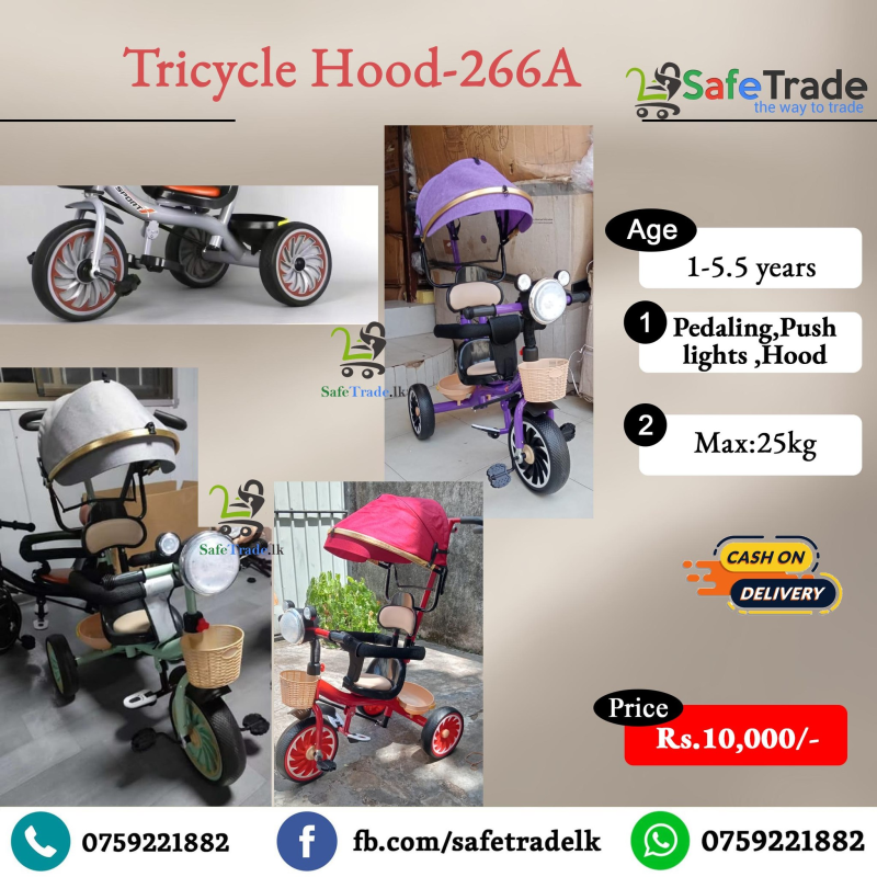 Tricycle with Hood 266A