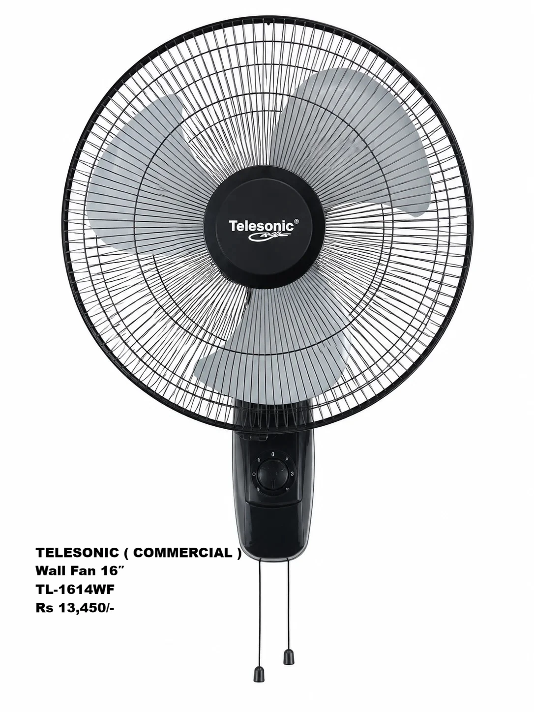 TELESONIC ( COMMERCIAL ) Wall Fan 16″ TL-1614WF