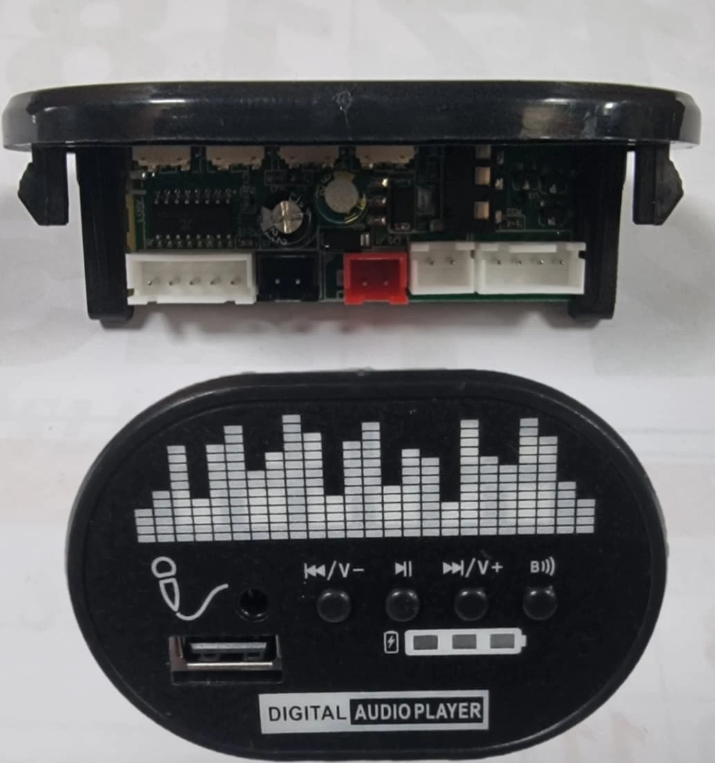 12V Music Player Board for Kids Electric Car Jeep Control Panel with USB Support, Battery Indicator,  Bluetooth