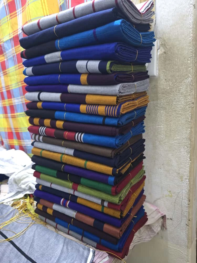 Handloom Quality Fabric Mixed Color Sarong/Saram- Code 233