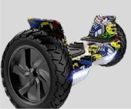 8 inch Off Road Hummer Model Hoverboard k02