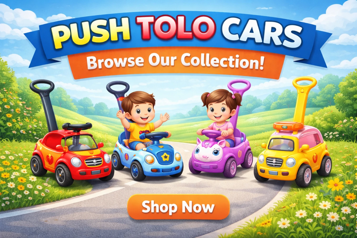 Push Tolo Cars in Sri Lanka | Baby Ride-On Toys – Safetrade.lk