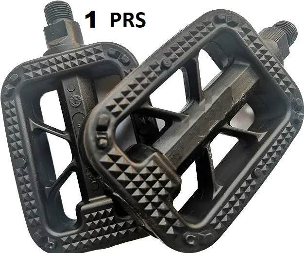 Cycle Pedals - Black, Grey Bicycle Accessories,Bicycle MTB PVC Pedal